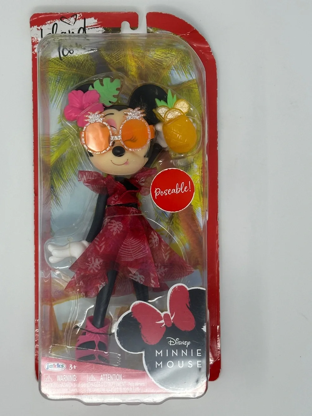 Disney Minnie Mouse posable doll Figure “Island Icon”